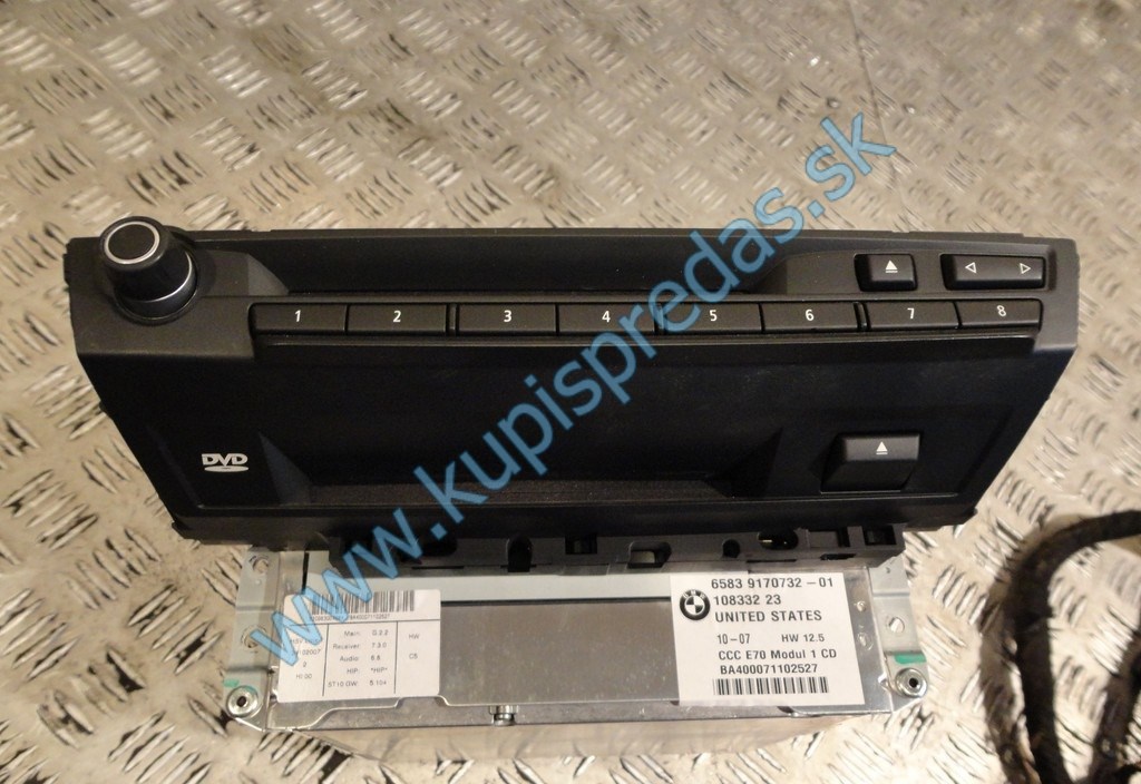 Kompletná navigácia GPS PROFESSIONAL BMW BMW X5 E70 